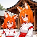お狐巫女 3枚目