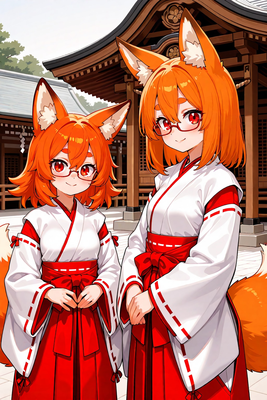お狐巫女