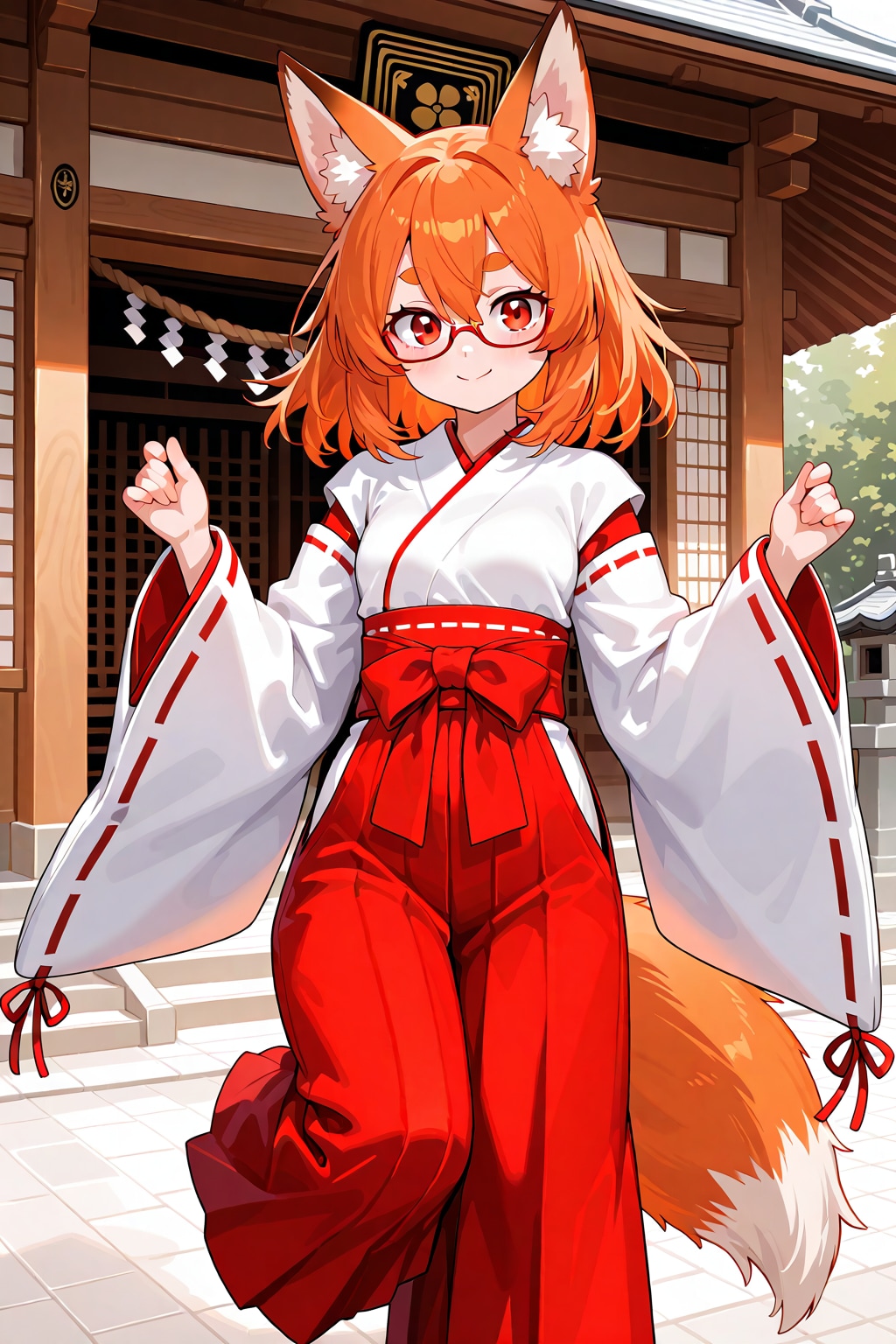 お狐巫女