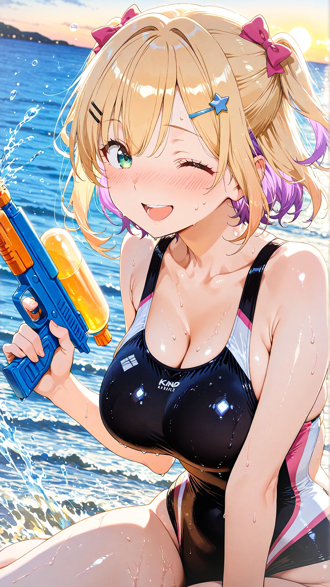 今日の競水のあさん
