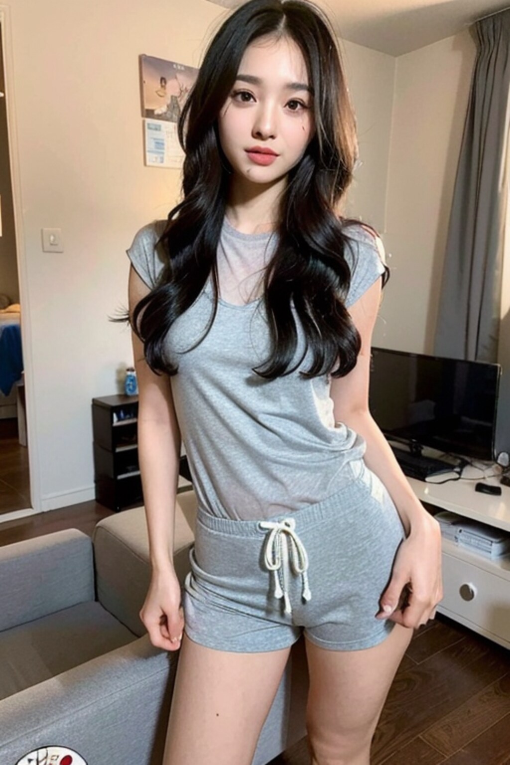 散らかってるけど💙（日常部屋着女子Part2）