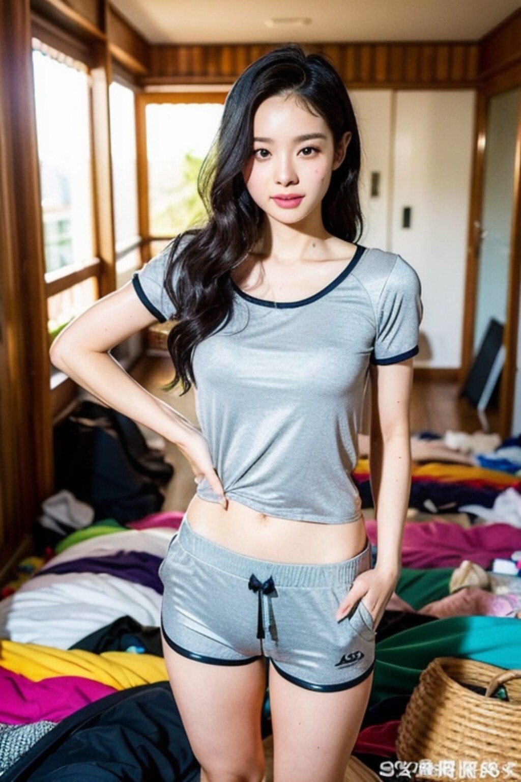 散らかってるけど💙（日常部屋着女子Part2）