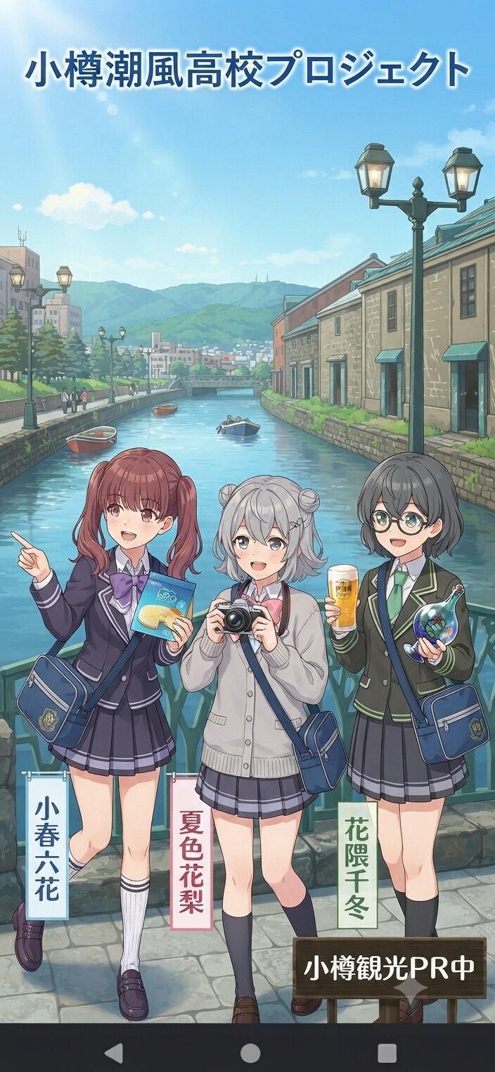 小樽市観光ポスター風