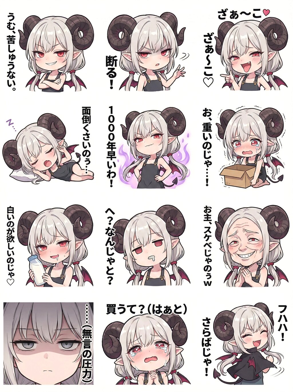 The Little Devil's Emotional Palette