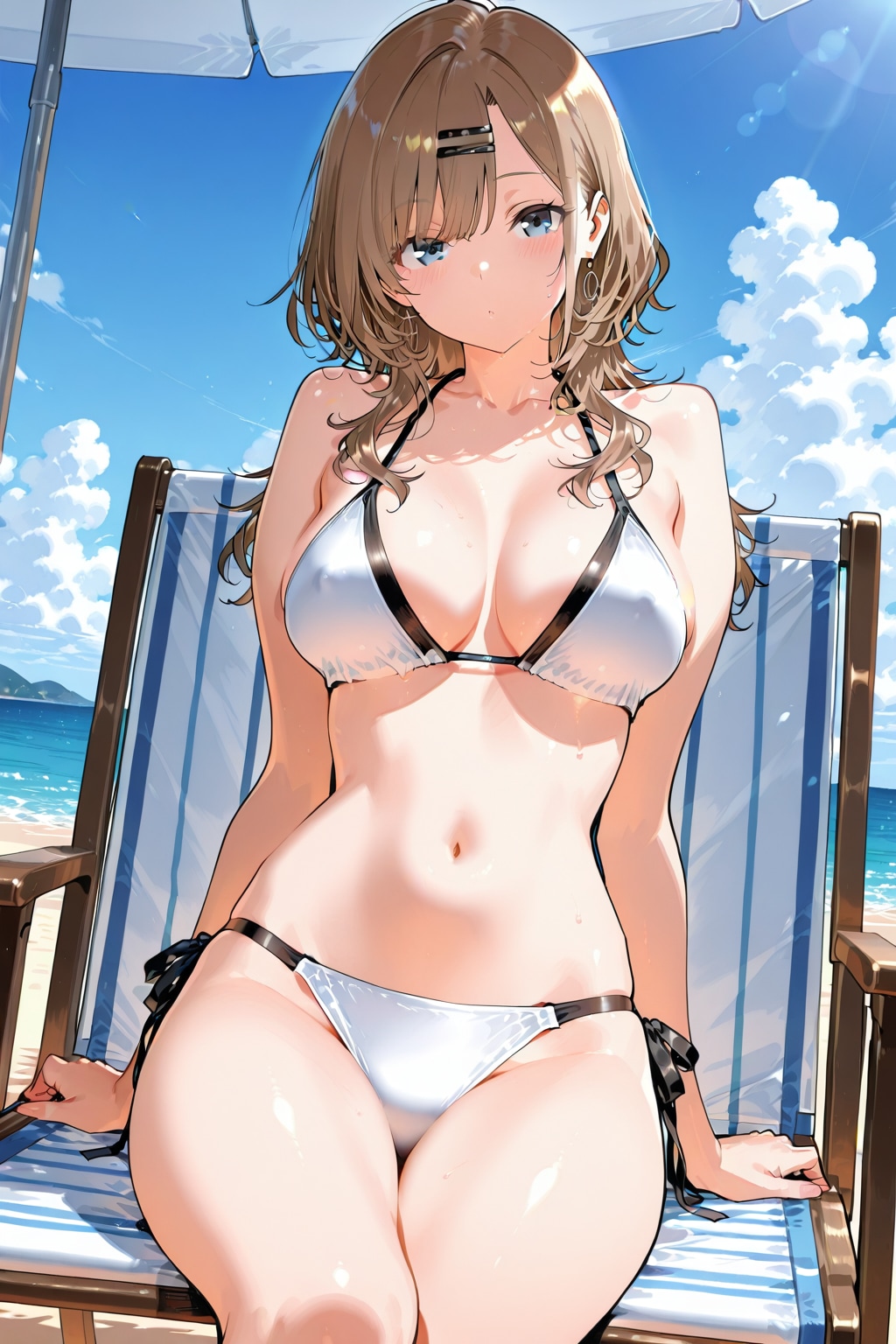 白水着