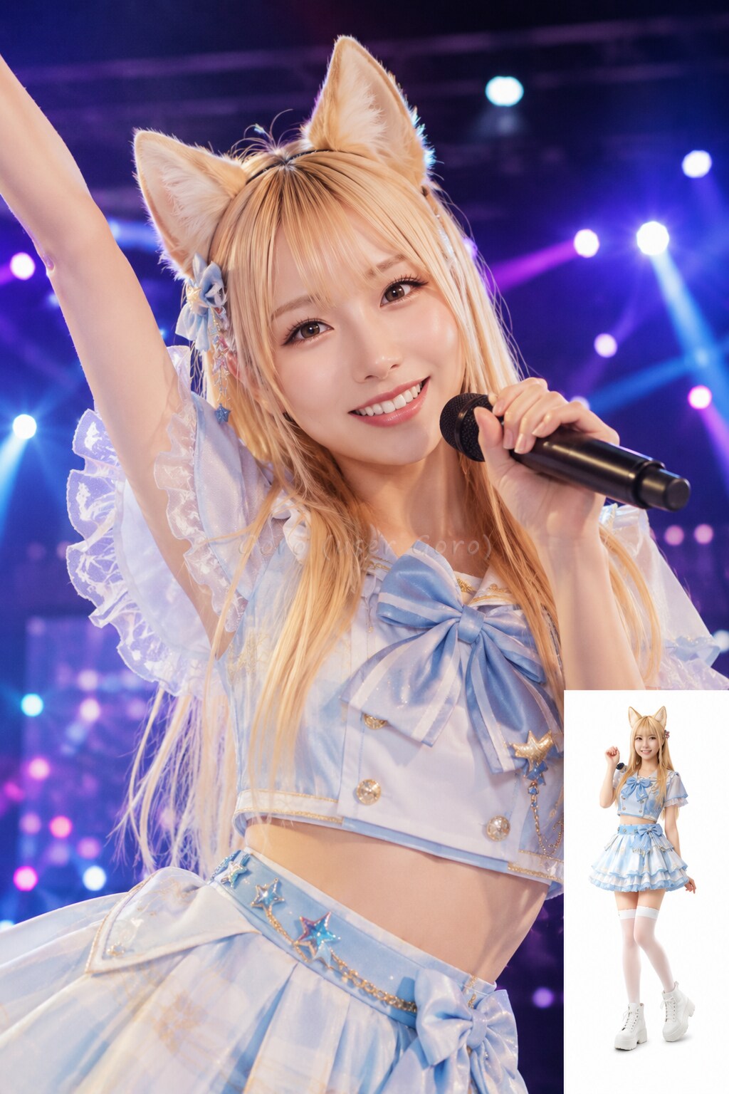 りょう狐さんの夏4連投、アイドルライブ