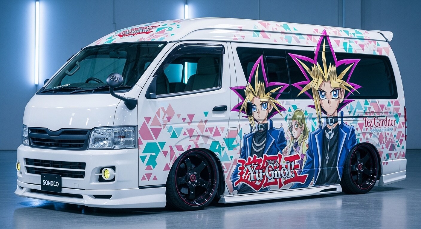 遊戯王痛車ハイエースバン | の人気AIイラスト・グラビア