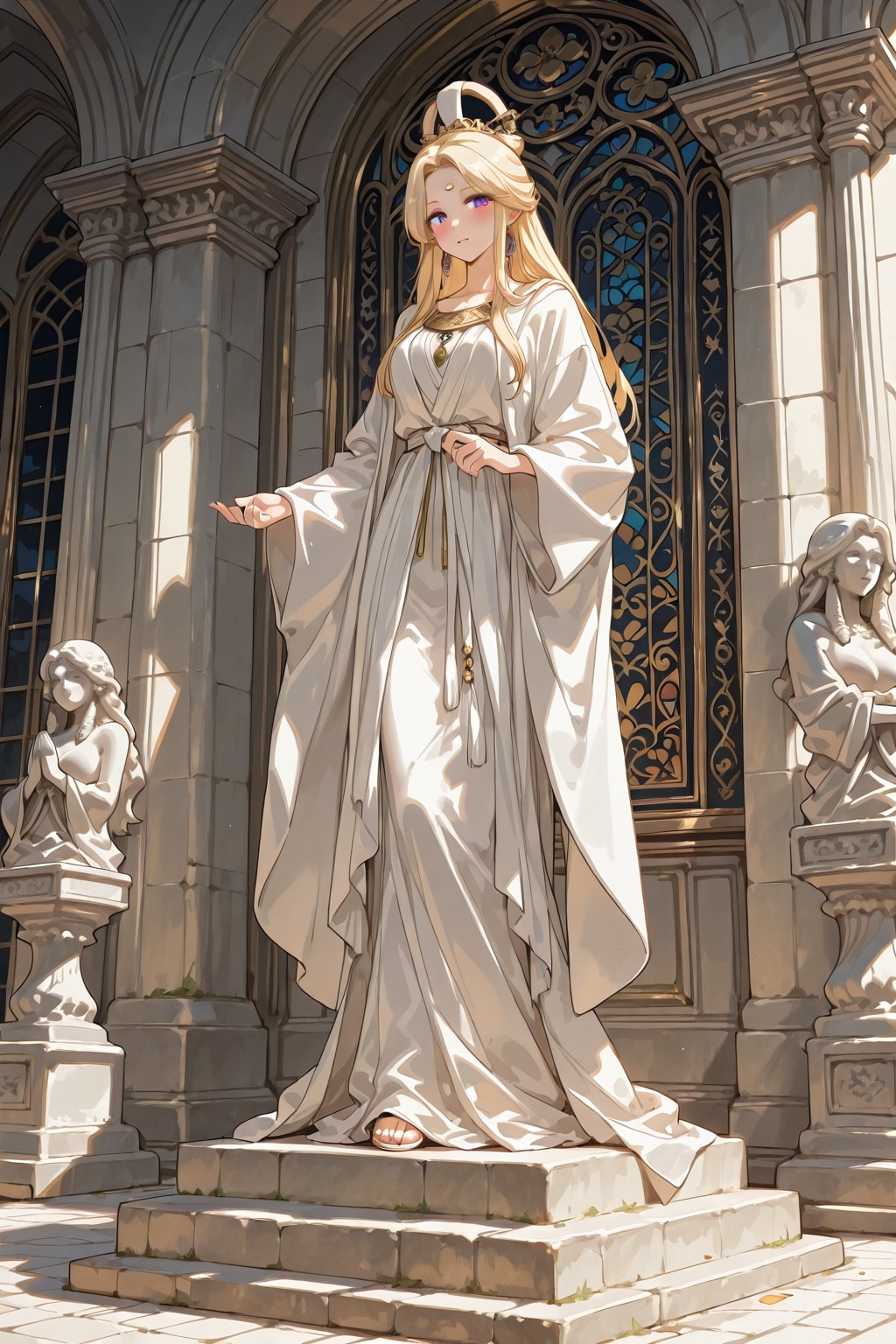 「美女の石像」全体写真