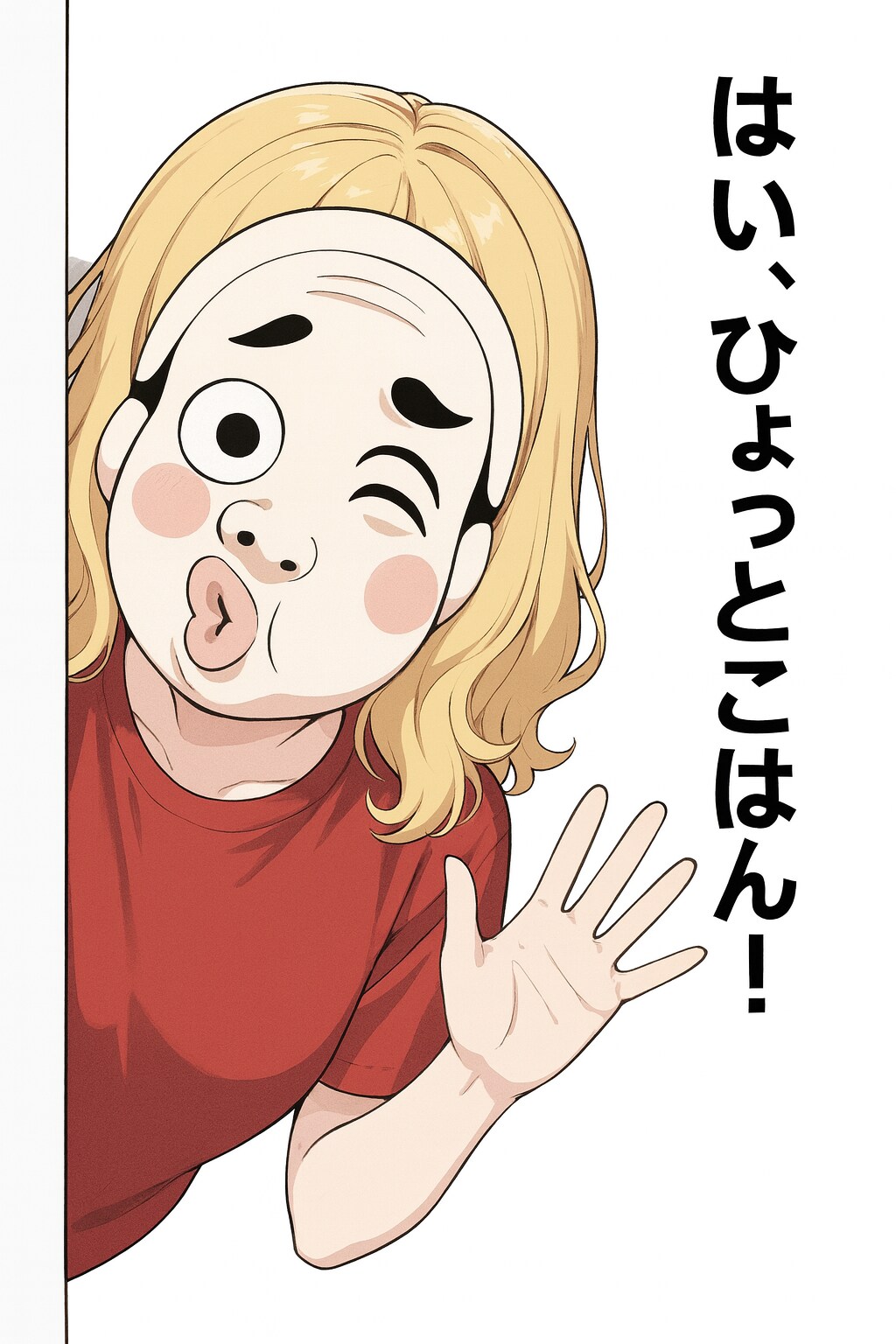 ギャグの練習をする湖夏６