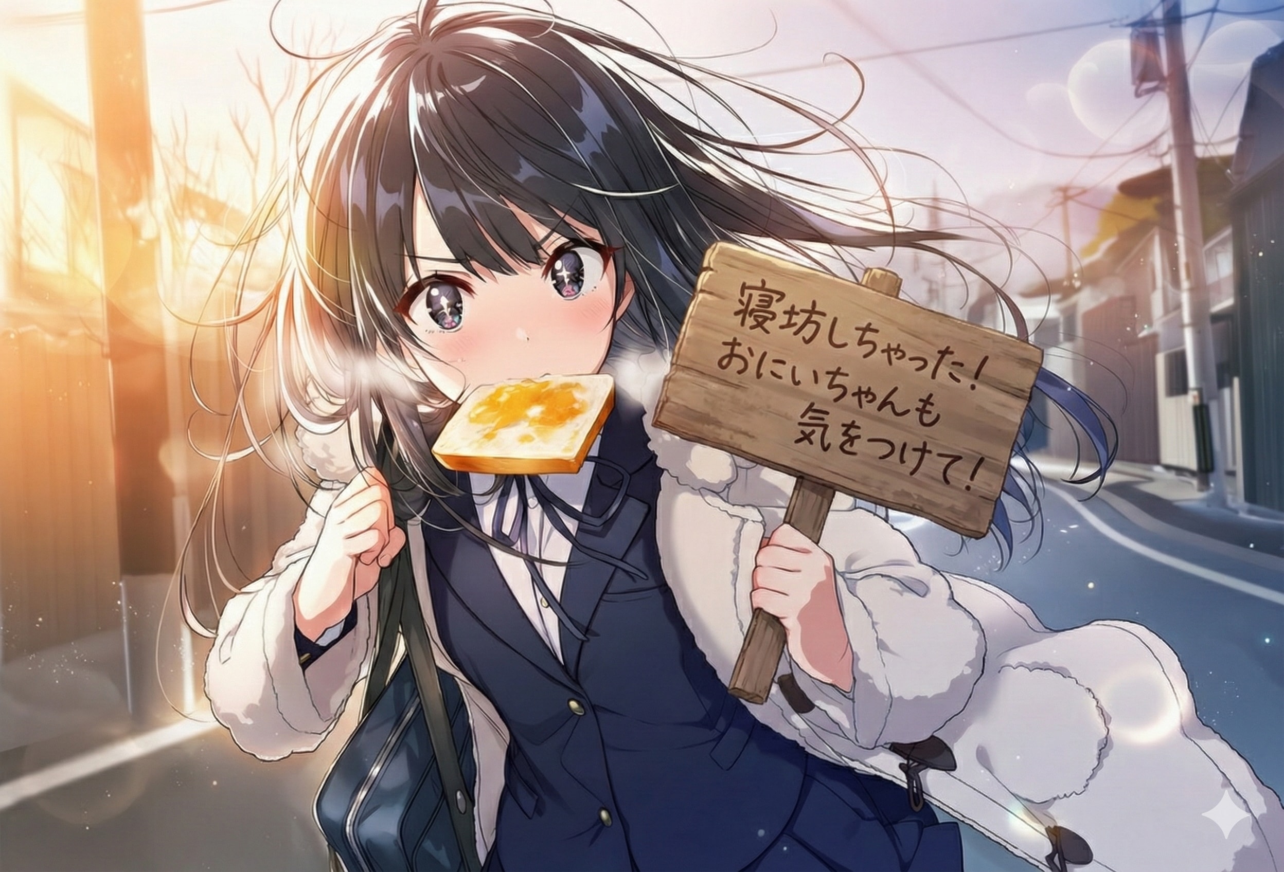 女子高生の朝 | の人気AIイラスト・グラビア