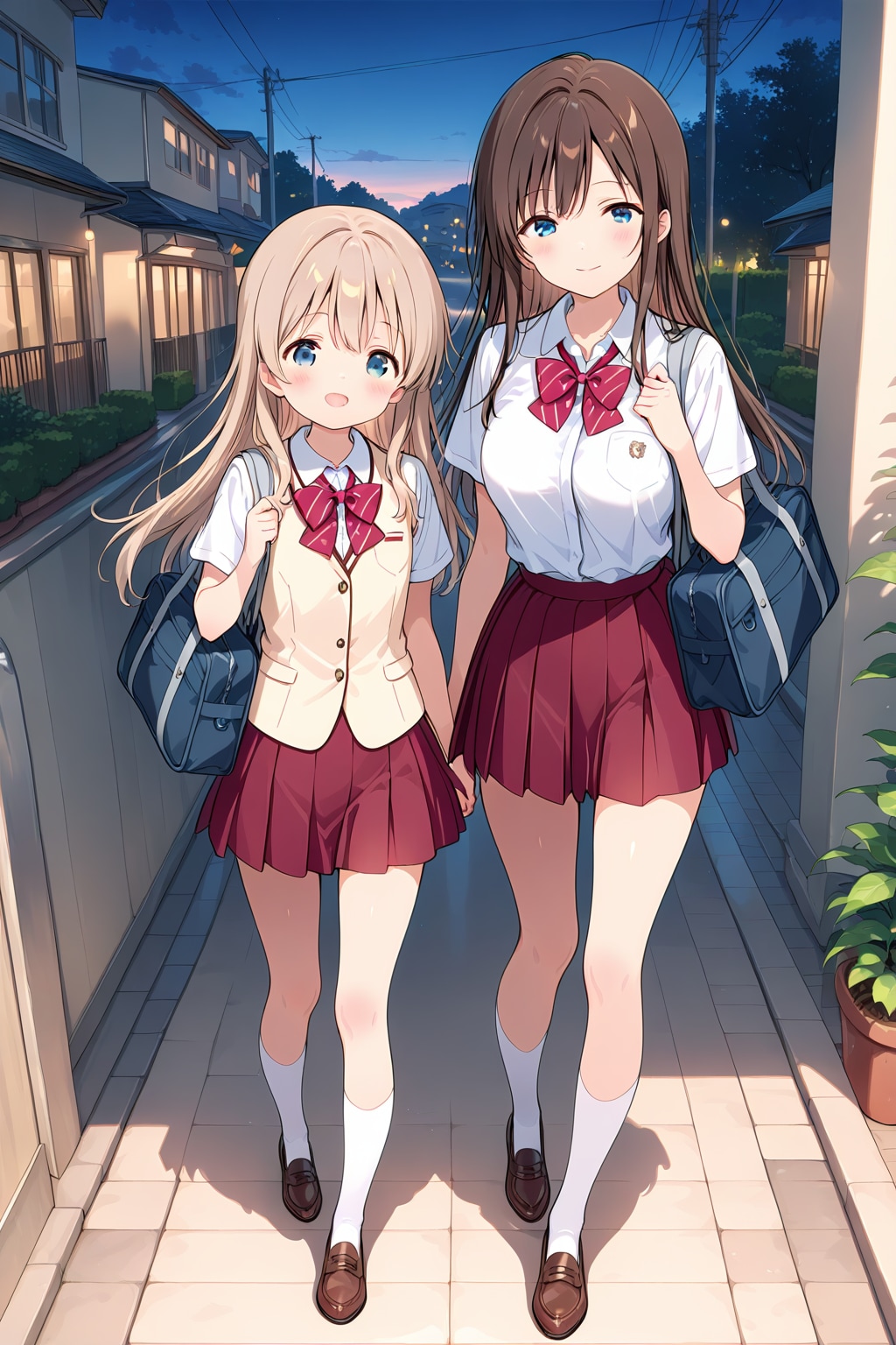 学校帰り | の人気AIイラスト・グラビア