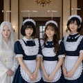 執事ちゃんとメイド組の身長比較 3枚目
