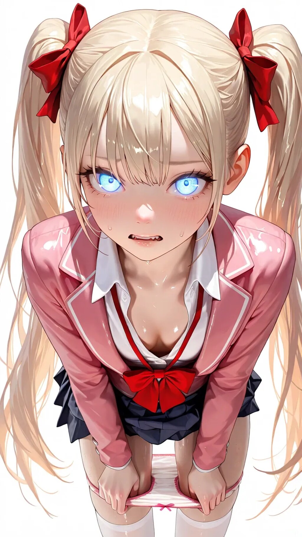 一人称視点にサービスしてくれるツインテちゃん