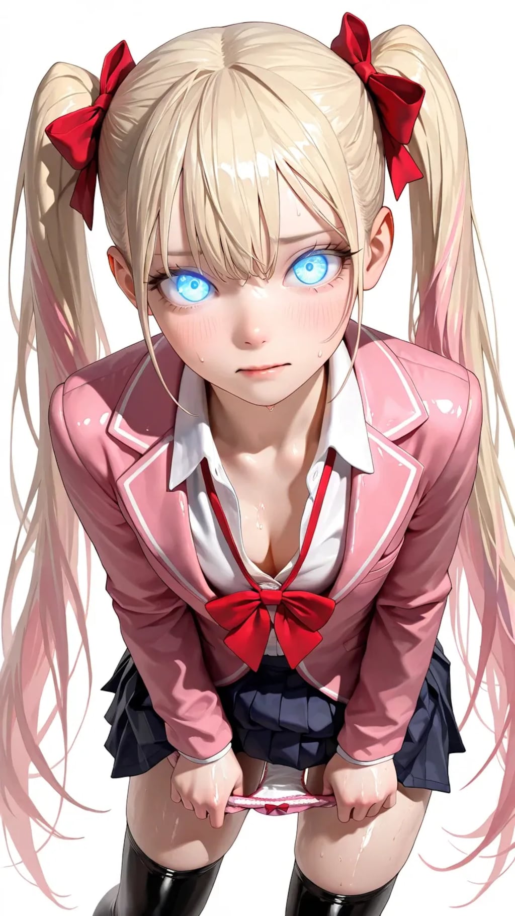 一人称視点にサービスしてくれるツインテちゃん