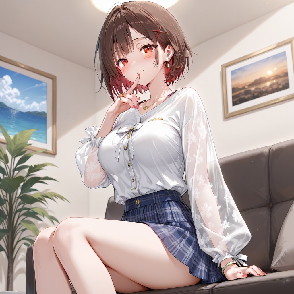 シ―スルーブラウス