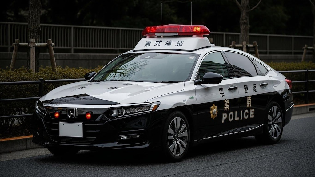 アコードセダンパトロールカー