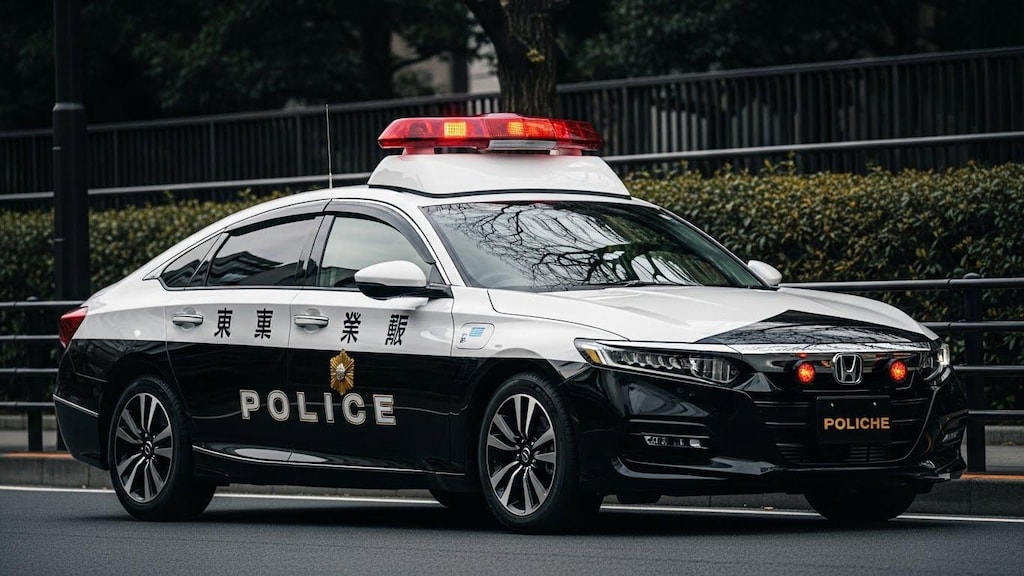 アコードセダンパトロールカー
