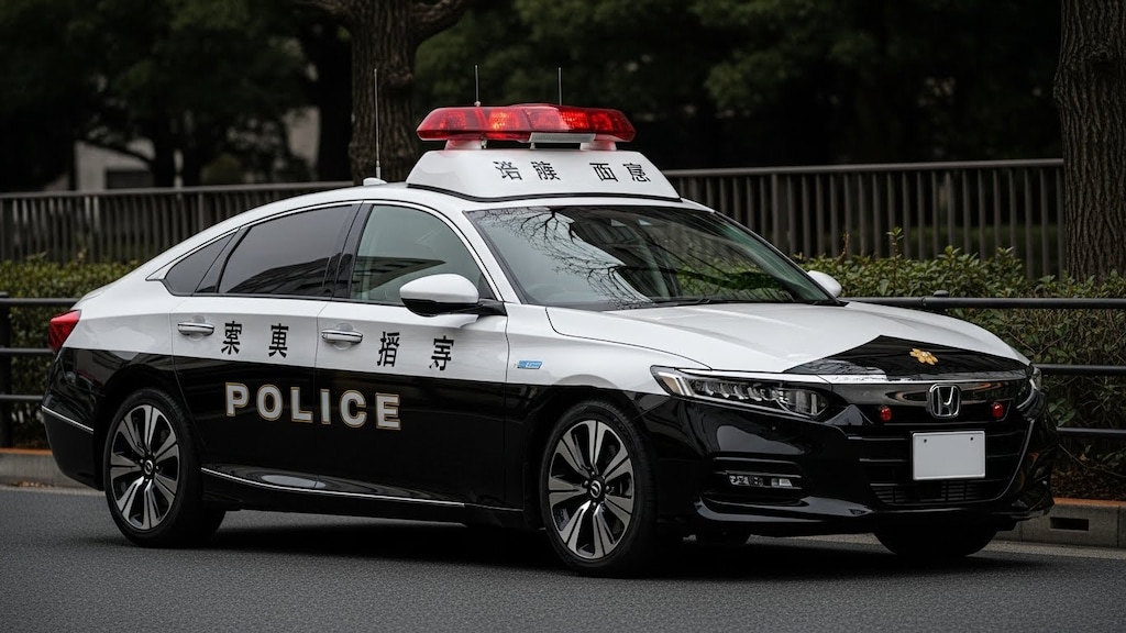 アコードセダンパトロールカー