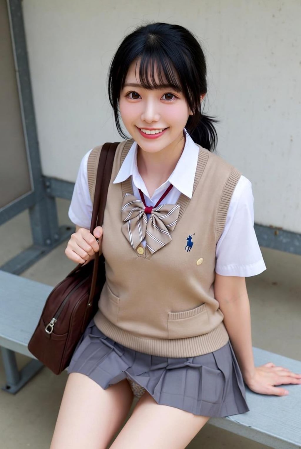 少しだけ見えてる