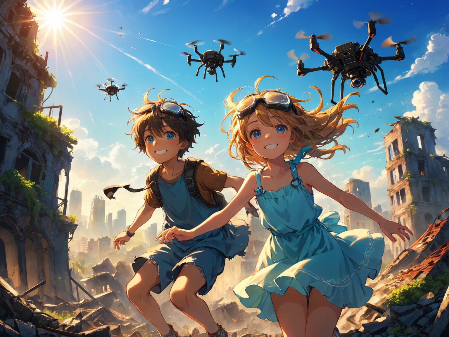 暴走ドローンを直したよ！ | の人気AIイラスト・グラビア