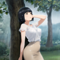 雨宿り 2枚目