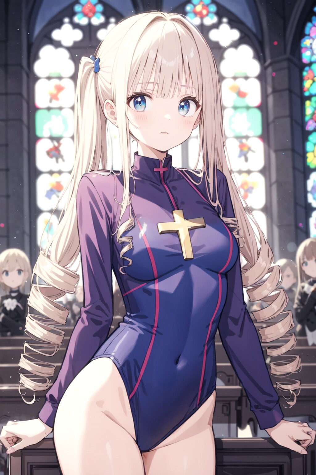 レオタード教の聖女ちゃん | の人気AIイラスト・グラビア