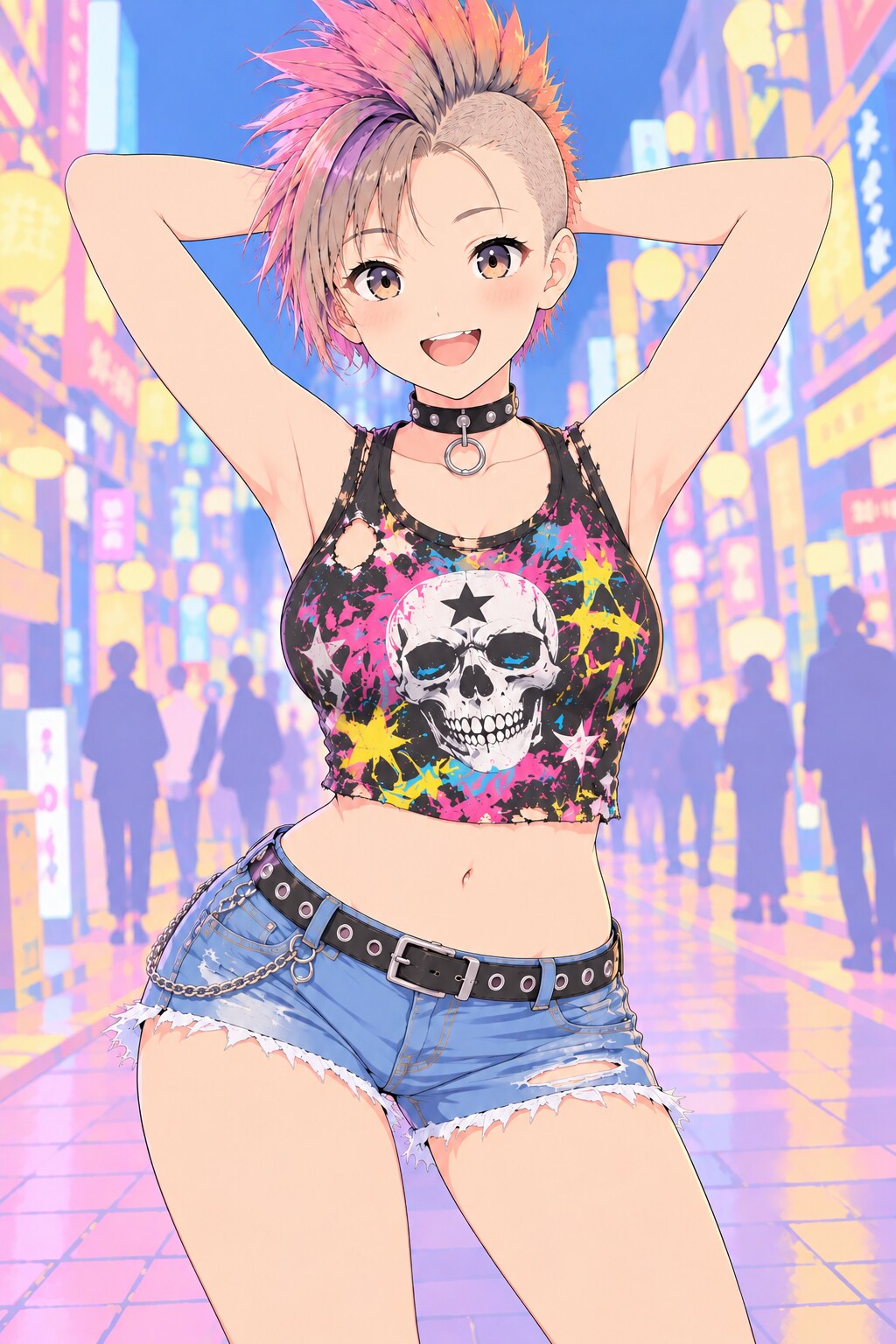 モカちゃん　パステル調 | の人気AIイラスト・グラビア
