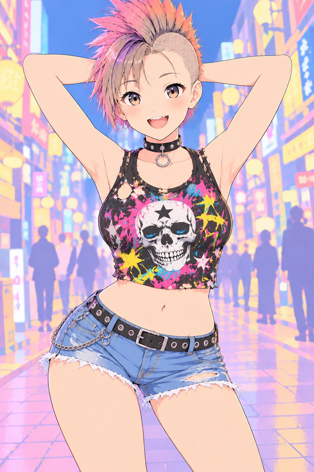 モカちゃん　パステル調