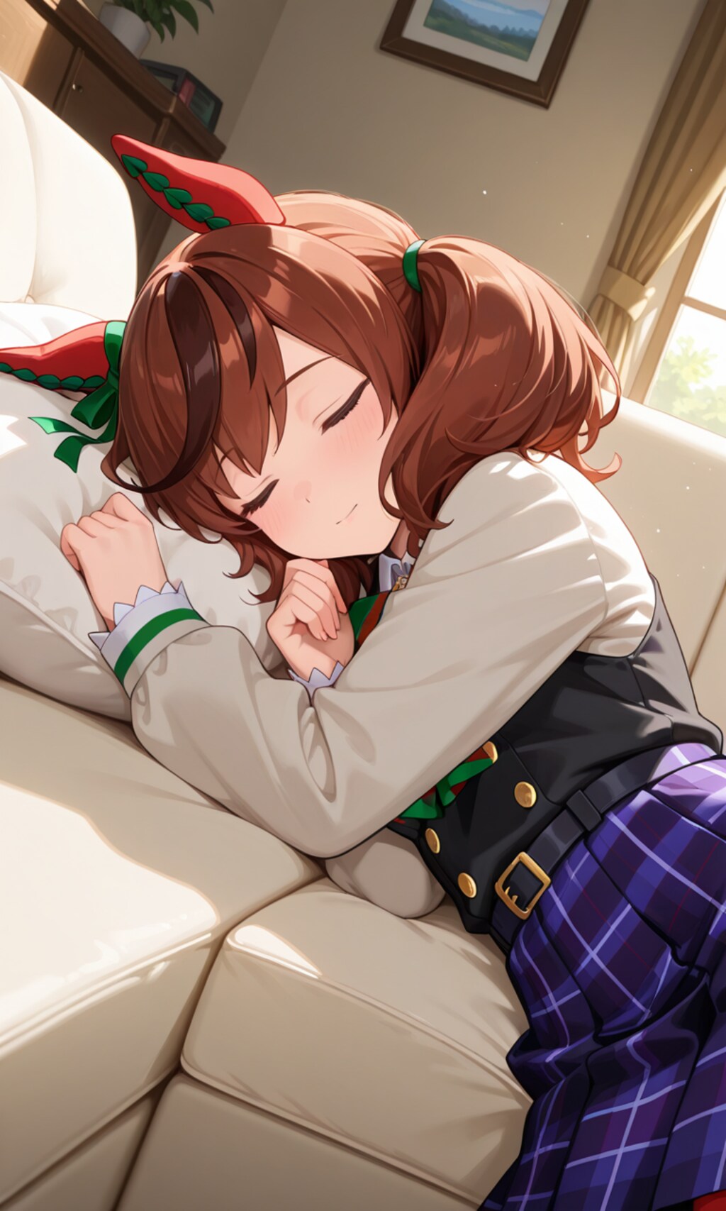 寝落ちするネイチャさん