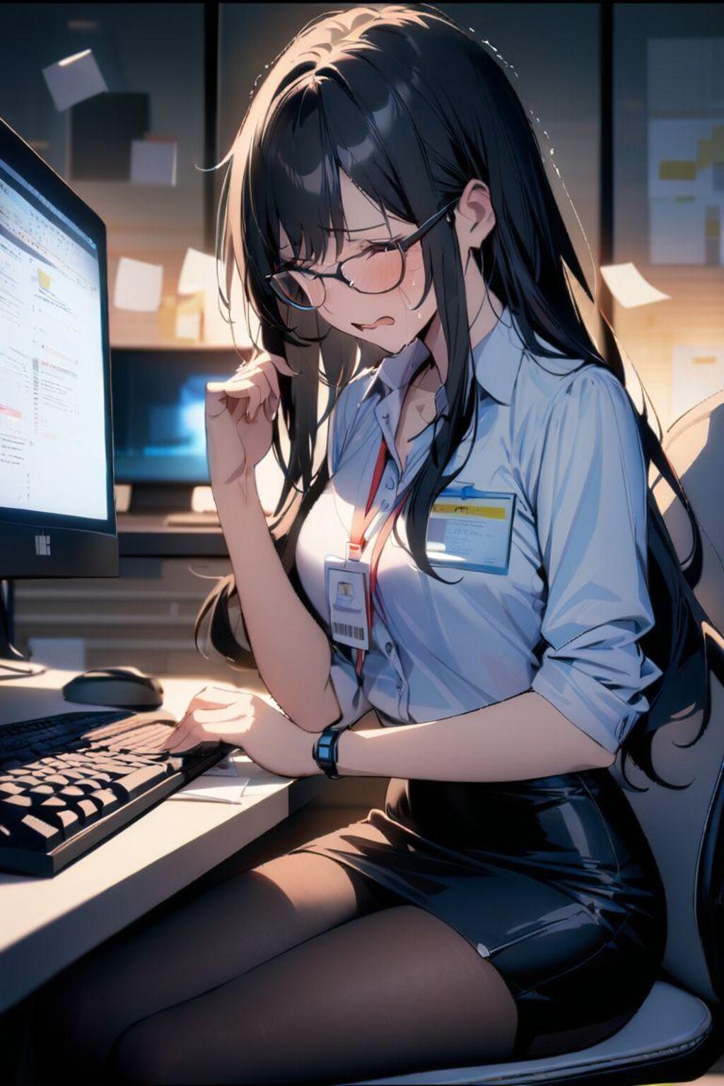 毎日残業ばかりで、このクソブラック企業め!