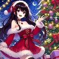 クリスマスプレゼントと、黒髪ロング少女♥(6枚) 4枚目