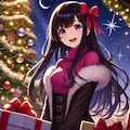 クリスマスプレゼントと、黒髪ロング少女♥(6枚) 5枚目