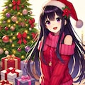 クリスマスプレゼントと、黒髪ロング少女♥(6枚) 6枚目