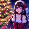 クリスマスプレゼントと、黒髪ロング少女♥(6枚) 3枚目