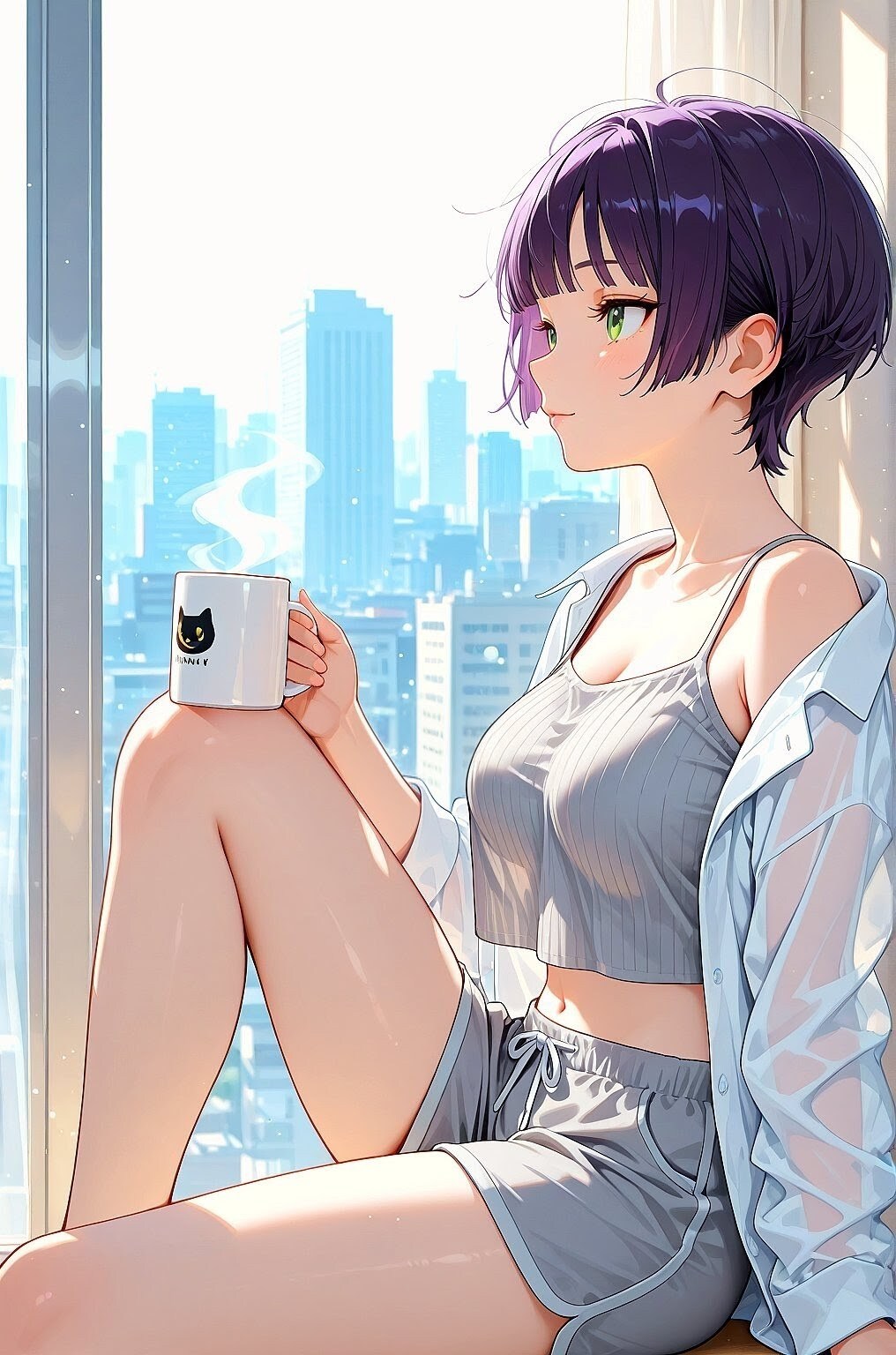 休日の朝