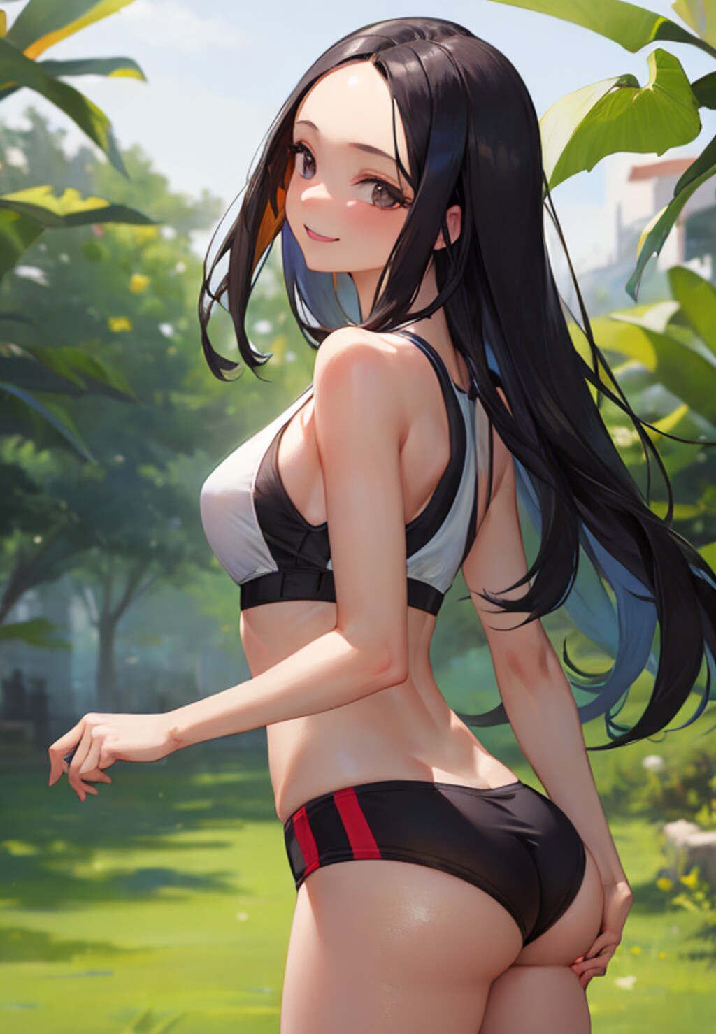 和歌月まりあ　スポーツブラチャレンジ