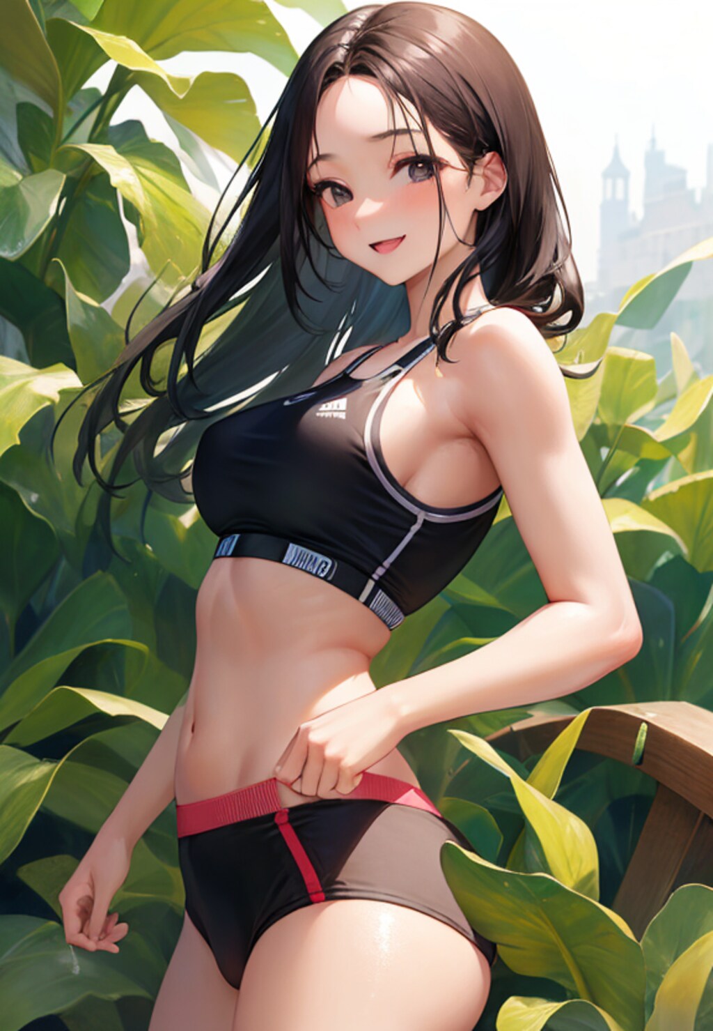 和歌月まりあ　スポーツブラチャレンジ