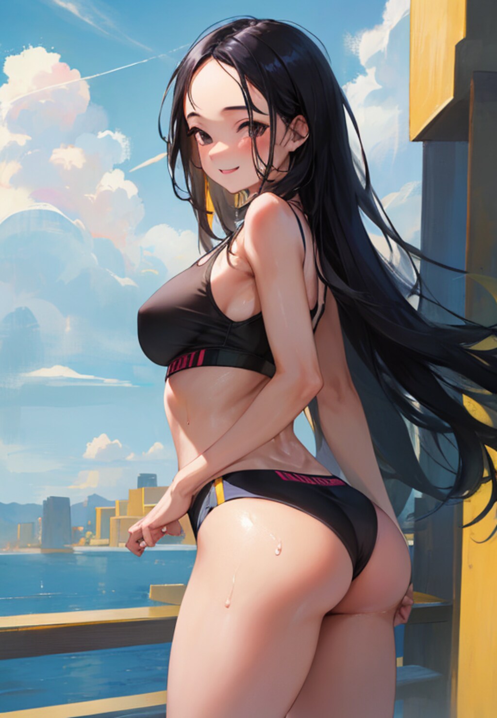 和歌月まりあ　スポーツブラチャレンジ