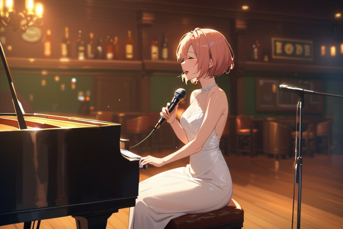 ジャズバーのピアニスト