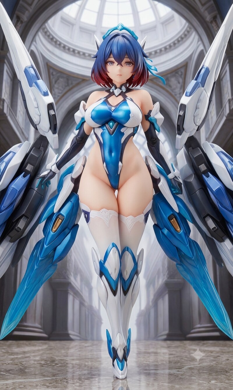 スーパーハイレグ🩷メカ娘ちゃんフィギュア♪（重装備＆軽装備）
