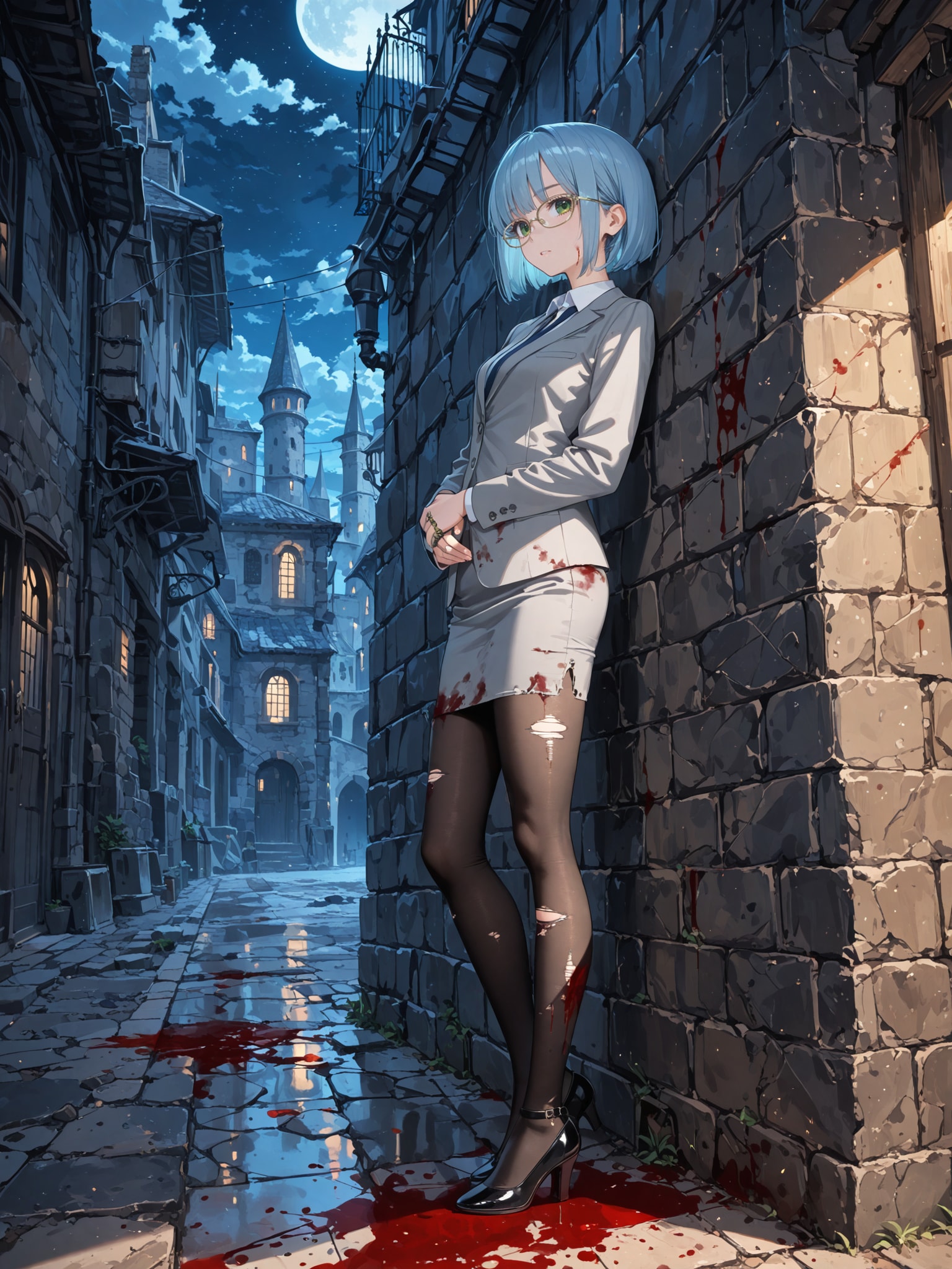 裏路地のフェルミッタ | の人気AIイラスト・グラビア