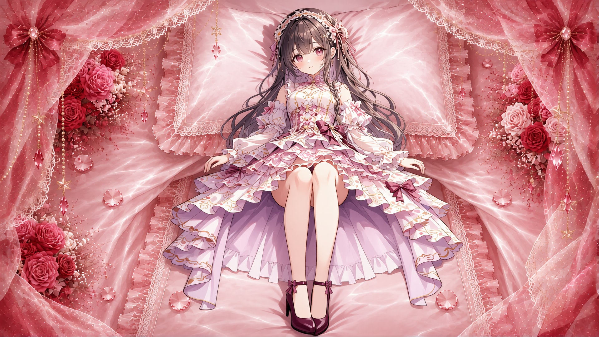 茶髪少女とドレス　その9-1