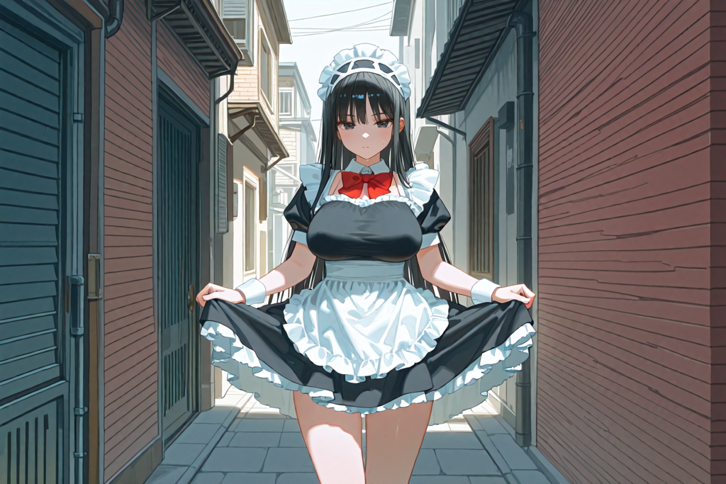 ミニスカメイド