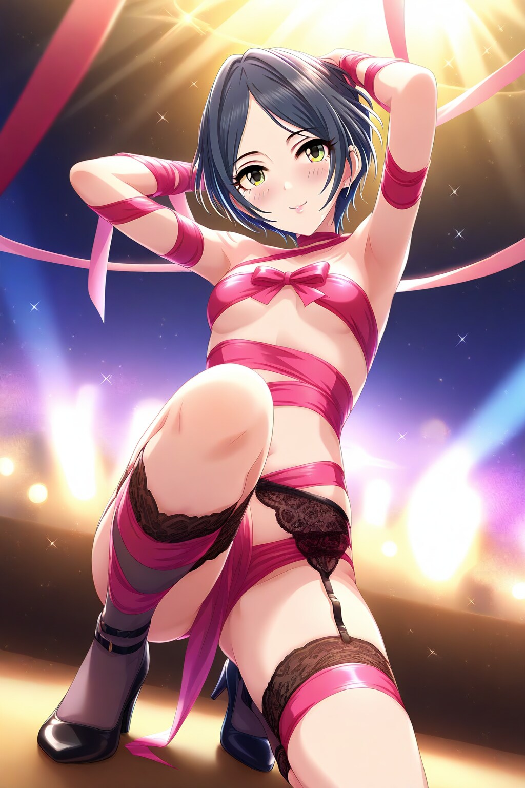 【プレゼント】ピンクリボン巻きの速水奏　by #WAVE