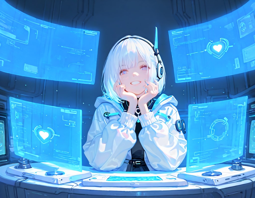 青い空間