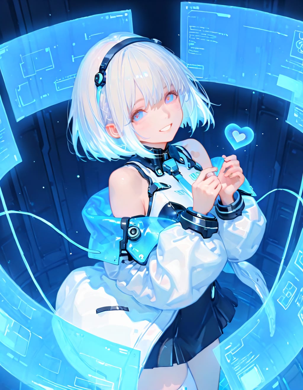 青い空間