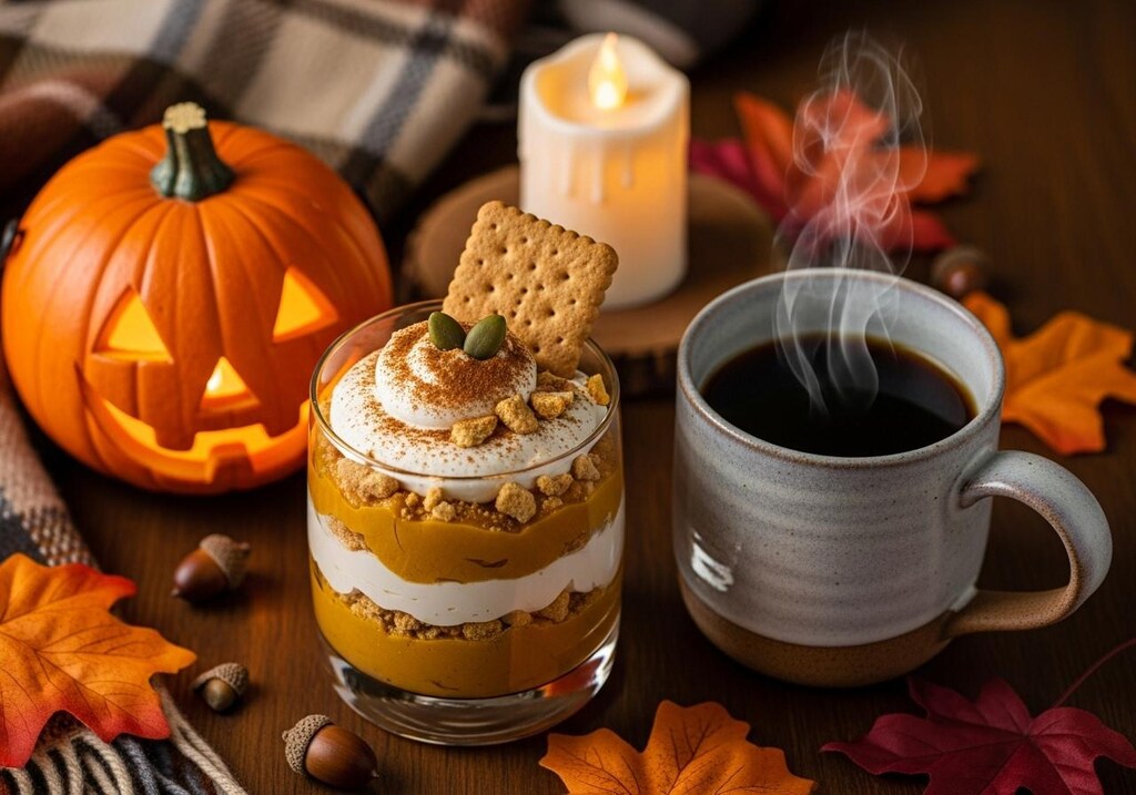 デザートの南瓜パフェ