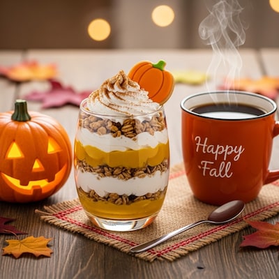 デザートの南瓜パフェ