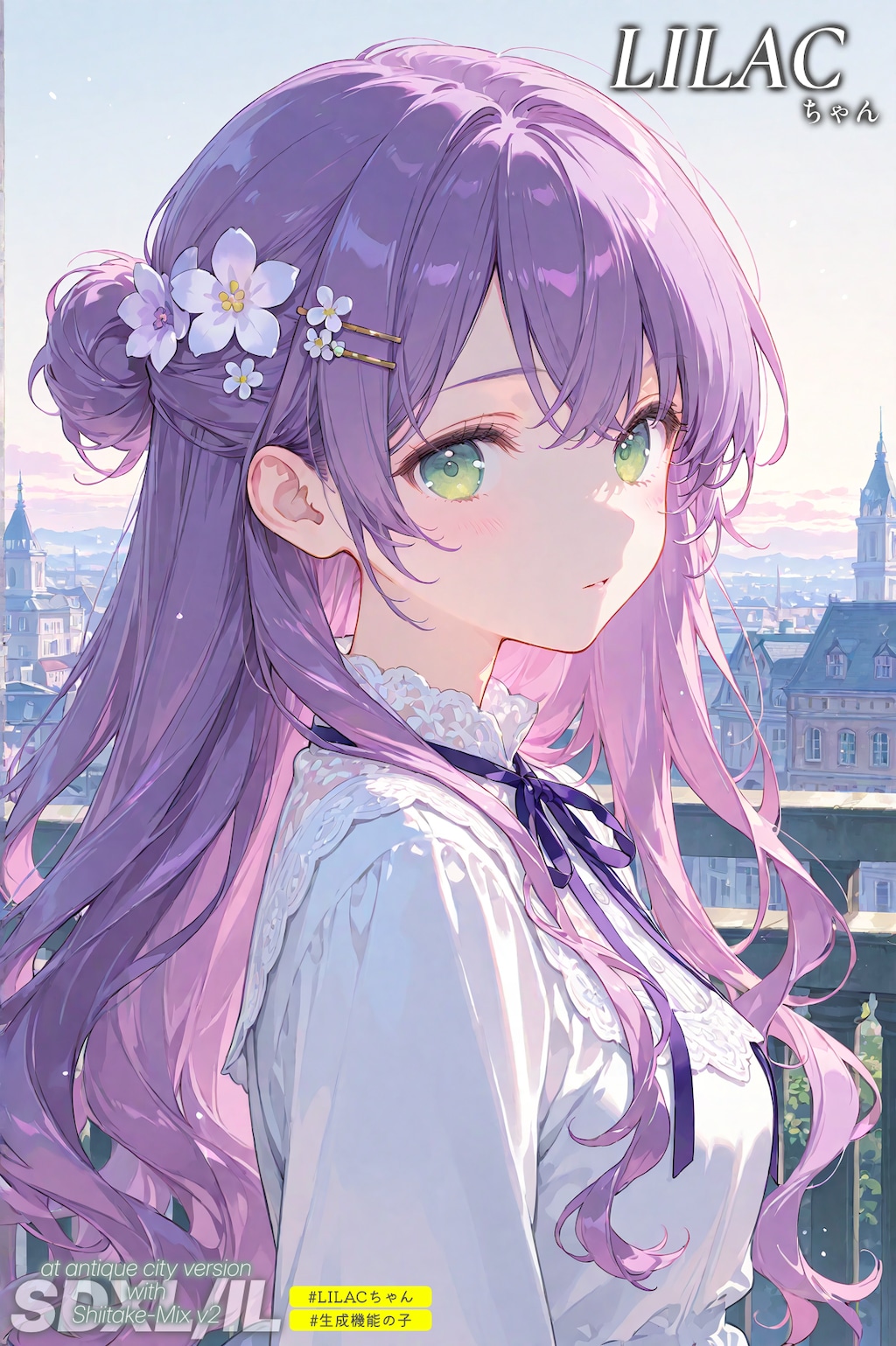 アンティークな街のLILACちゃん