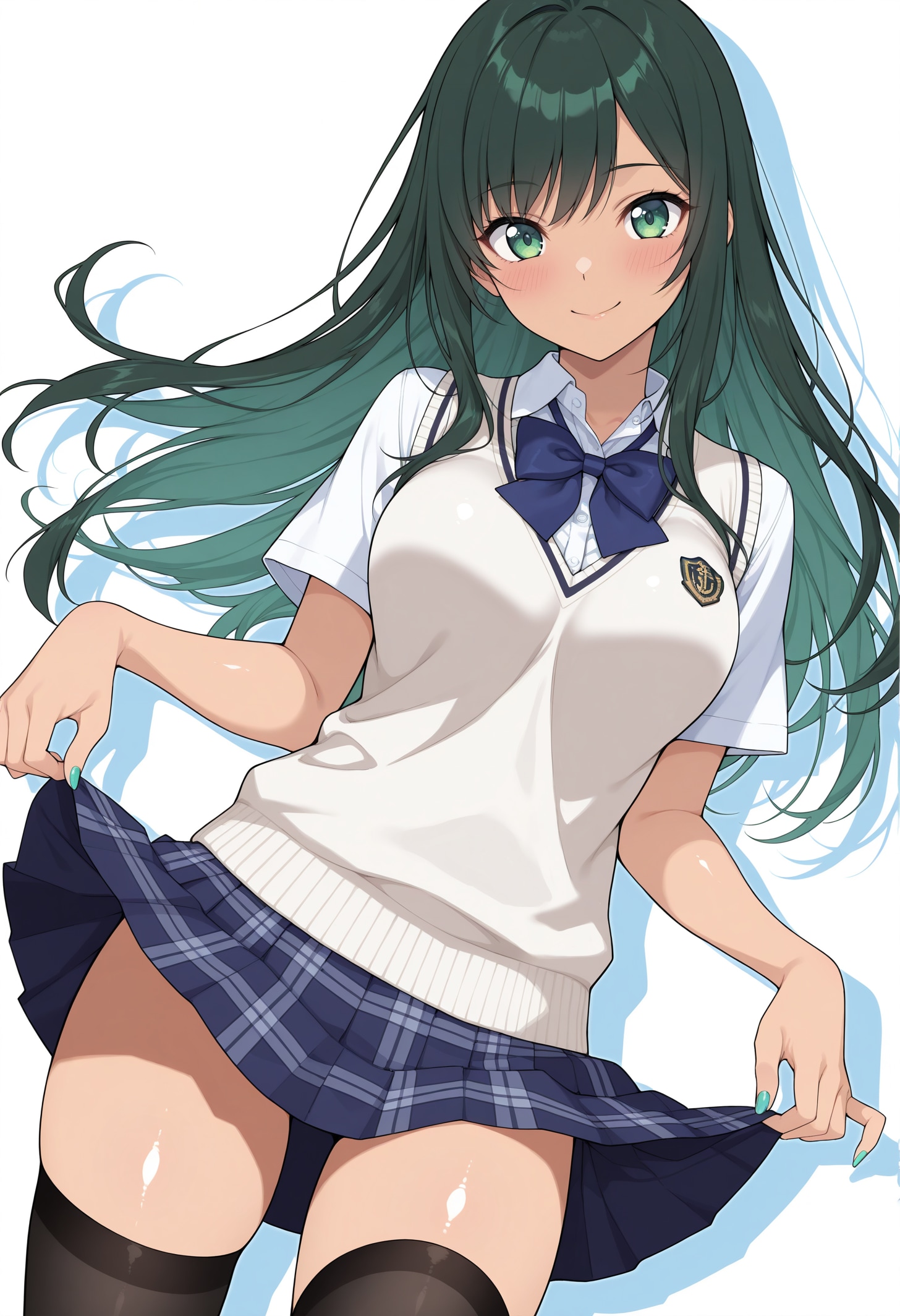 緑髪娘